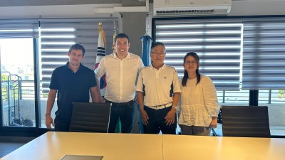 박한준 상연회 회장, 신임 10구청장 만나다