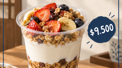 YOUGURT CON FRUTAS Y GRANOLA, Y MÁS. 1173738241